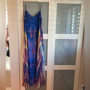 Multi colored maxi sun dress